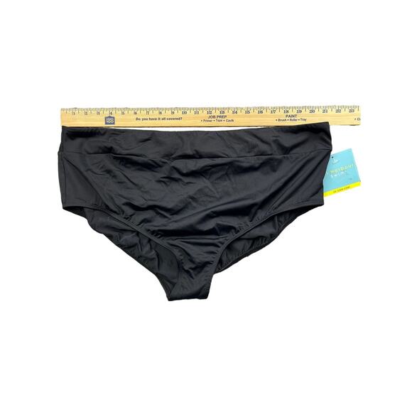 Bal Harbour Swim Women's Plus Size Tummy Control Black Swim Bottoms Size 2X New - Picture 3 of 7